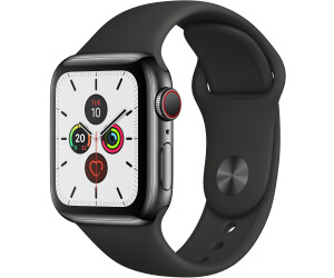 Apple Watch Series 5 GPS + Cellular 40mm acciaio inossidabile nero siderale  con cinturino Sport nero a € 304,00 (oggi) | Migliori prezzi e offerte su  idealo