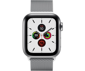 Apple Watch Series 5 GPS + Cellular 40mm acciaio inossidabile con loop  milanese argento a € 733,02 (oggi) | Migliori prezzi e offerte su idealo