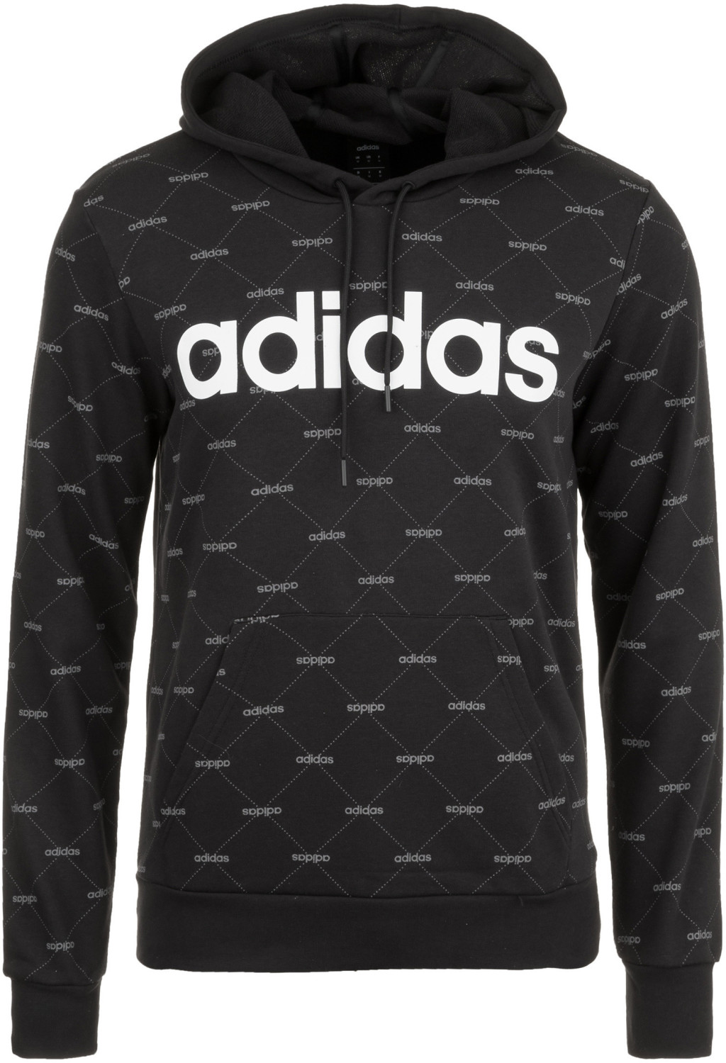Adidas Linear Graphic Hoodie black / grey five (EI6256)