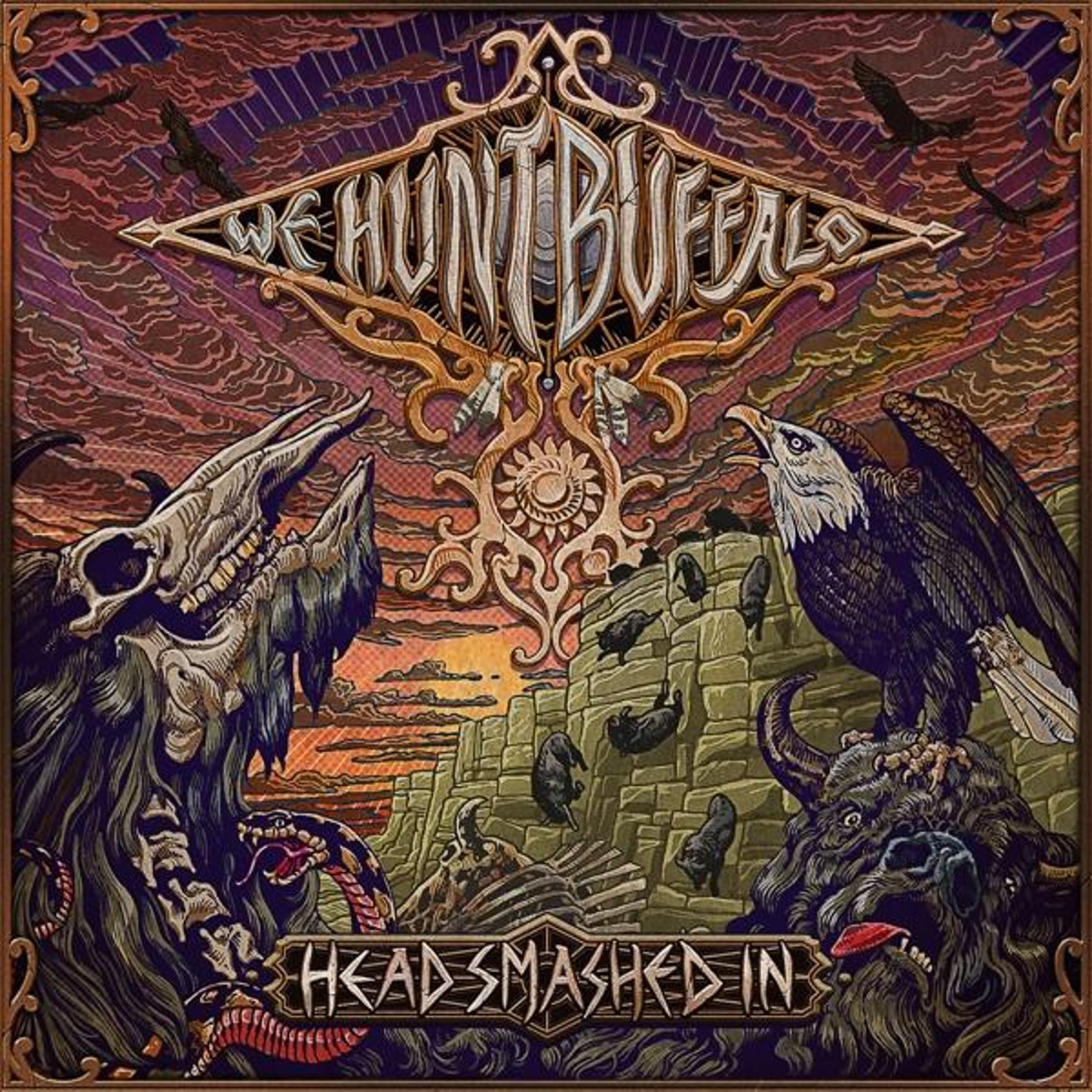 We Hunt Buffalo - Head Smashed In (Black) (Vinyl)