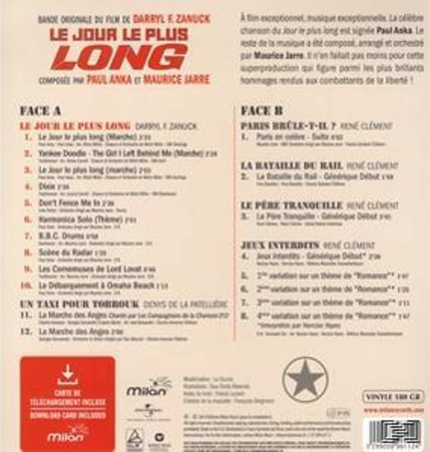 Maurice Jarre - Le Jour Le Plus Long (Vinyl)