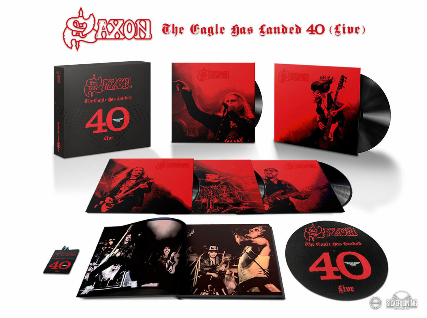 Saxon - The Eagle Has Landed 40 (Live) (Box Set) (Vinyl)