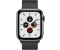 Apple Watch Series 5 GPS + LTE 44mm Edelstahl Space schwarz Milanaise schwarz