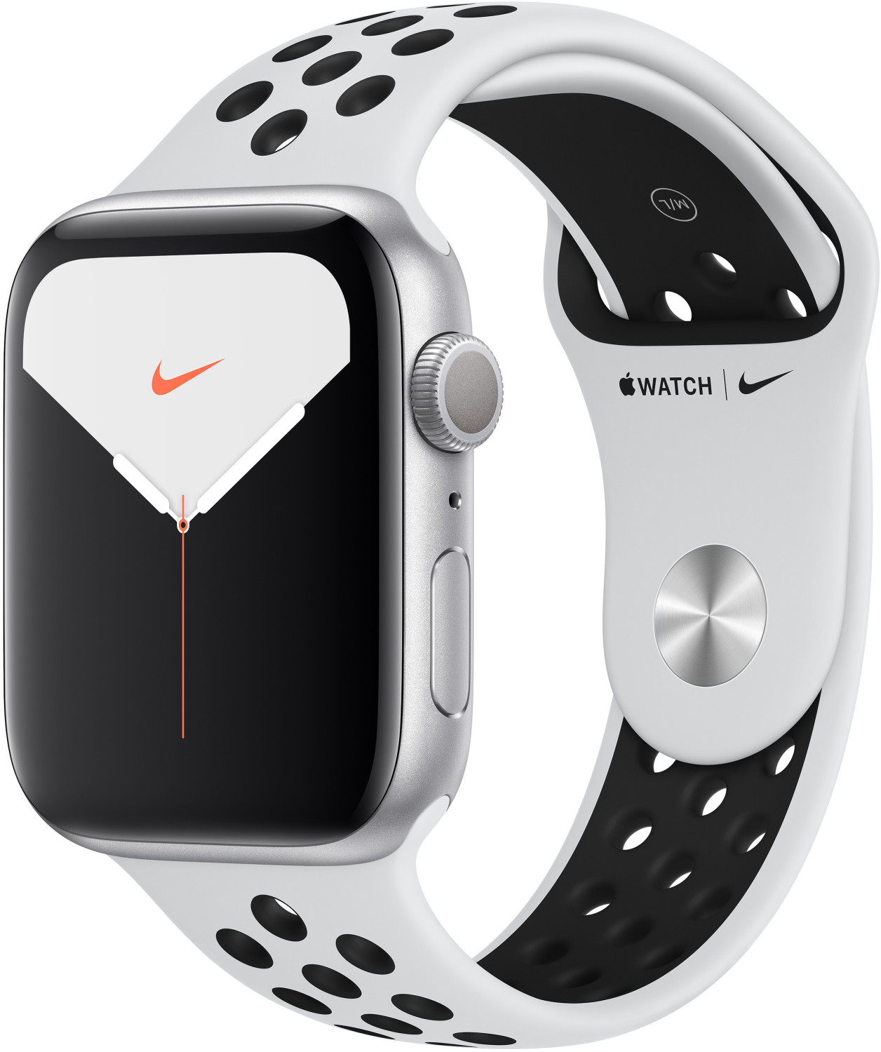 Apple Watch Series 5 Nike GPS 44mm Silber Platinum Schwarz ab 314 90 Preisvergleich bei idealo