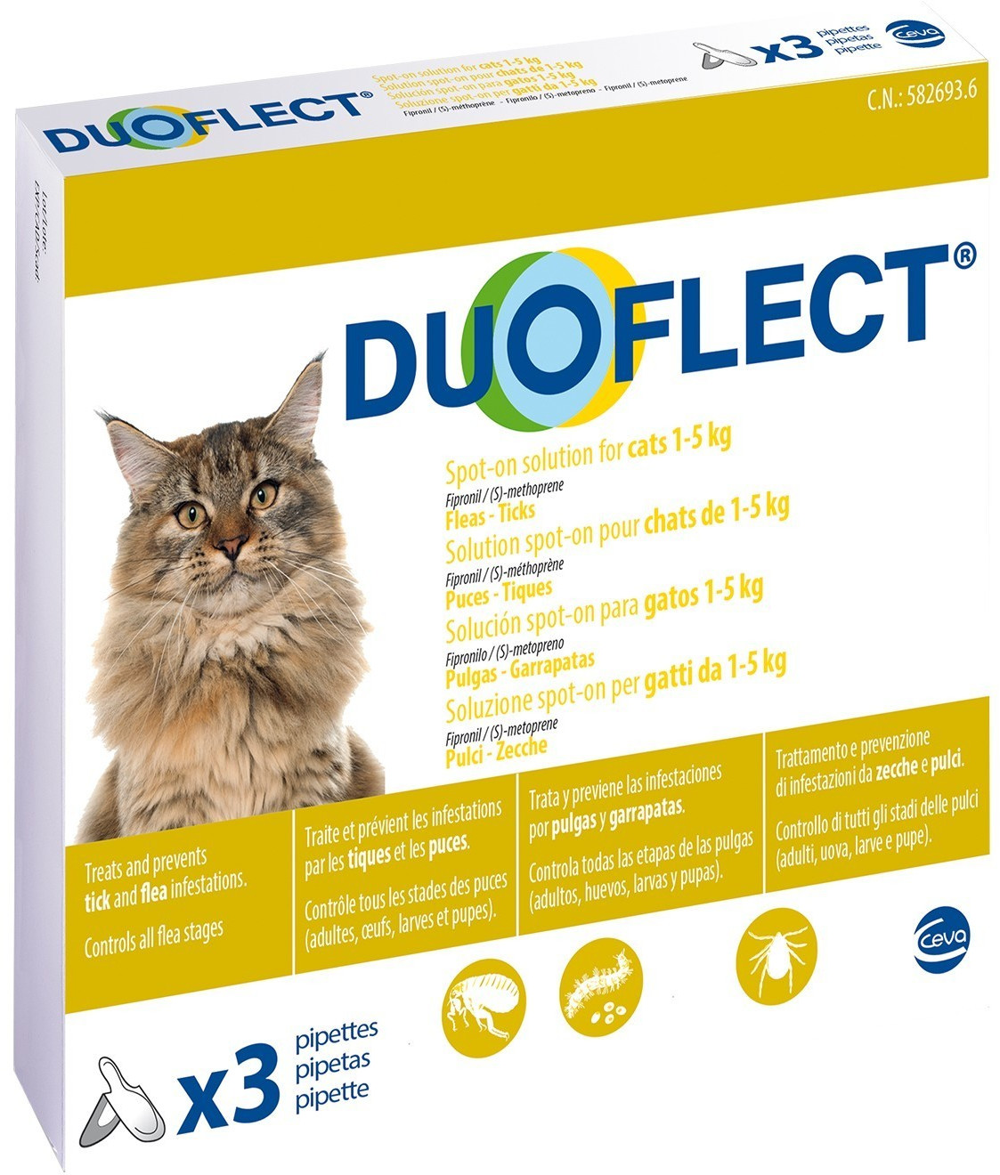 Ceva Duoflect for cats 1-5 kg