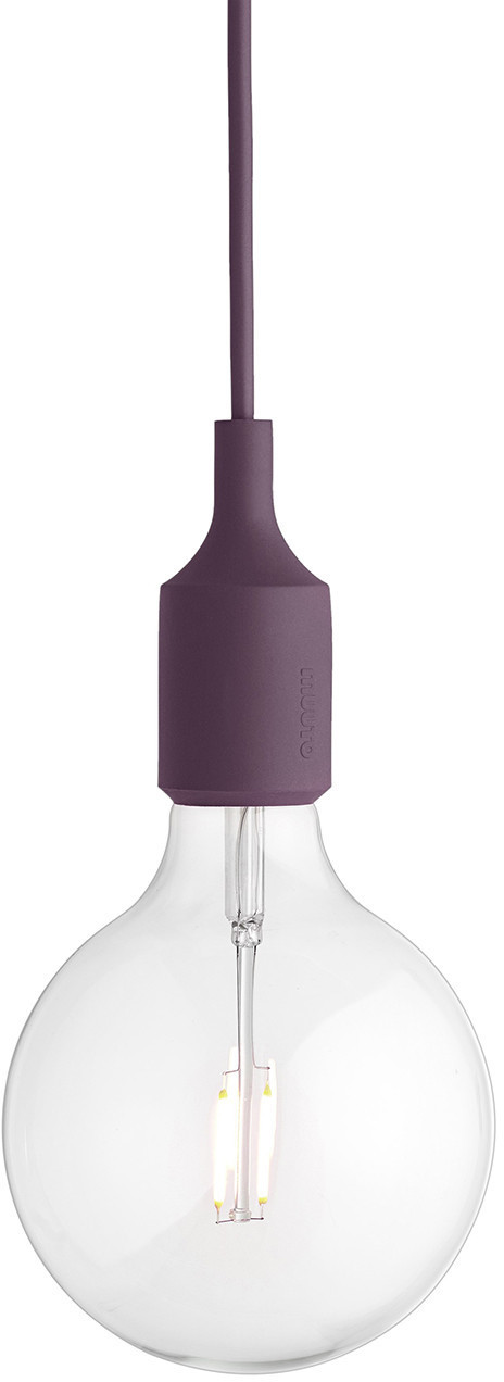 Muuto Socket Lamp Burgundy