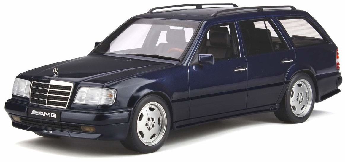OttOmobile Mercedes-Benz S124 AMG E36 Ph3 azurite 1:18 (OT753)