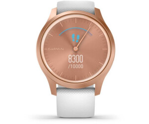 Garmin Vivomove HR, reloj inteligente híbrido para hombres y mujeres,  blanco/oro rosa