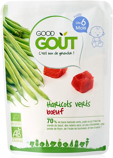 Good Goût Haricots verts boeuf +6 mois (190 g)