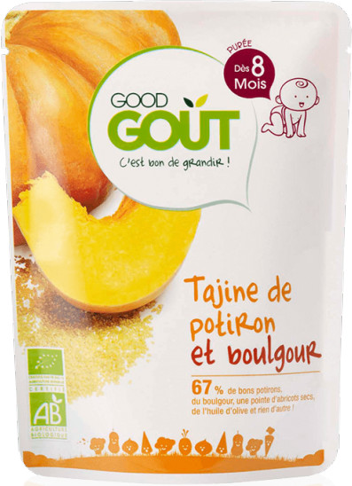 Goog Goût Tajine de potiron et boulgour +8 mois (190 g)