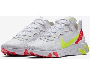 nike react element 55 white crimson volt