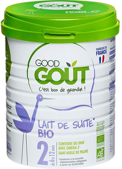 Good Goût Lait de suite bio 6-12 mois (800 g)