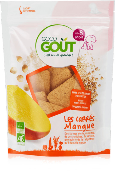 Good Goût Les carrés mangue +8 mois (50 g)