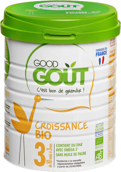 Good Goût Lait de croissance bio 10-36 mois (800 g)