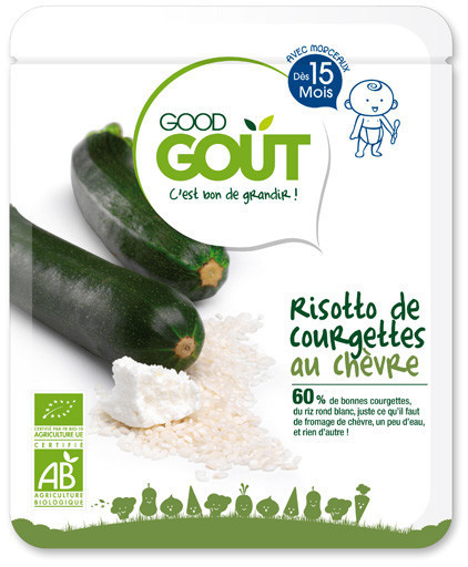 Good Goût Risotto de courgettes au chèvre +15 mois (220 g)