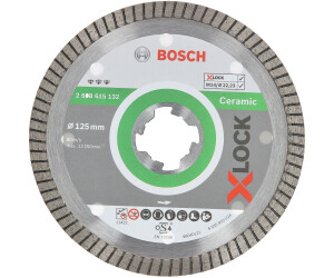 Bosch Professional Diamanttrennscheibe Extra-Clean Turbo Keramik 125 x 22,23 mm 