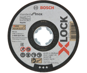 für Metall, X-LOCK, Ø115 mm, BohrungsØ: 22,23 mm, Dicke:1,6 mm Bosch Professional gerade Trennscheibe Expert