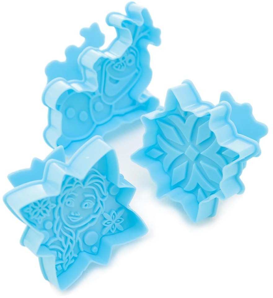 ScrapCooking Set de 3 découpoirs éjecteurs Reine des neiges