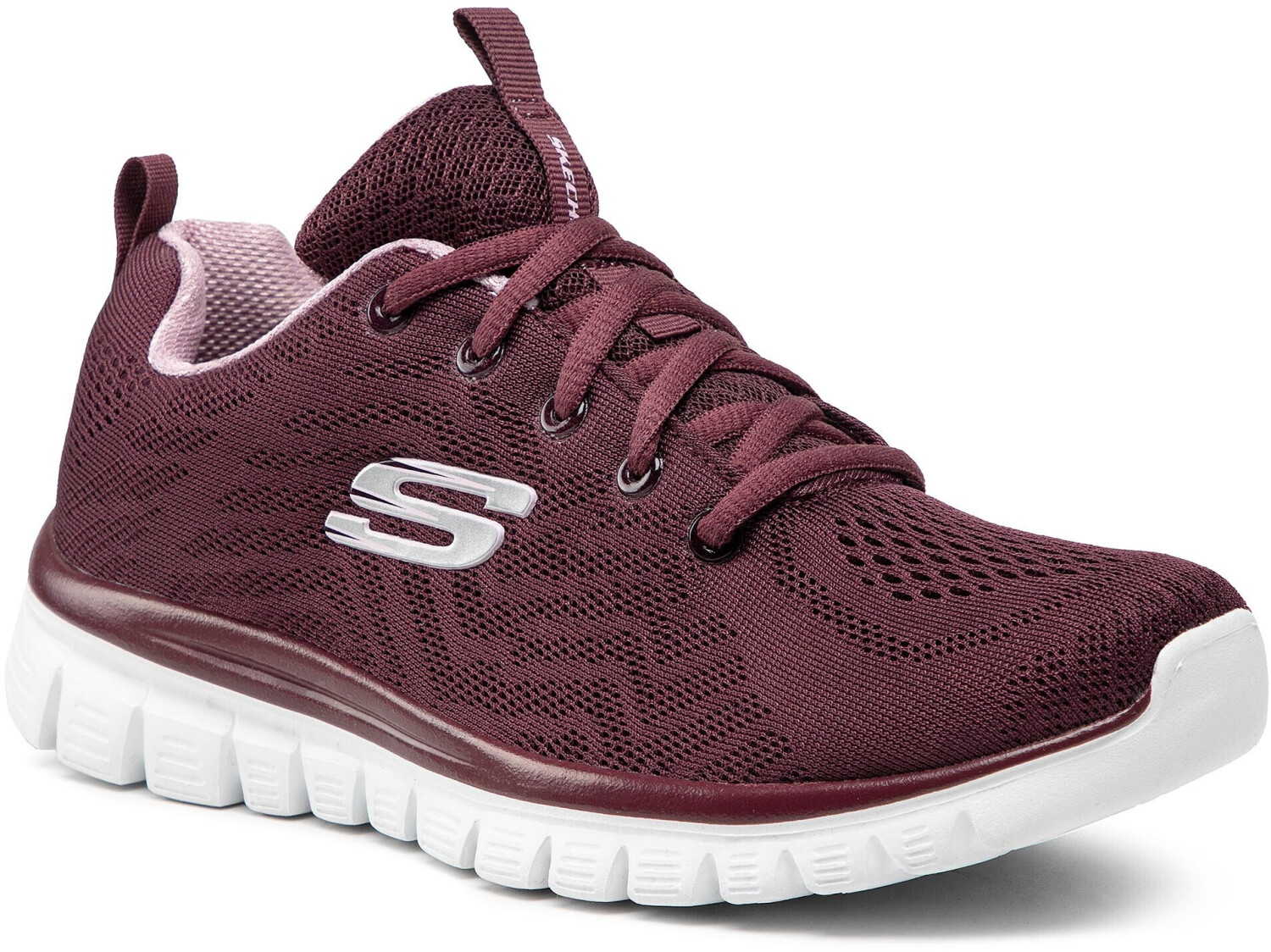 Skechers graceful womens shop walking shoes lace up