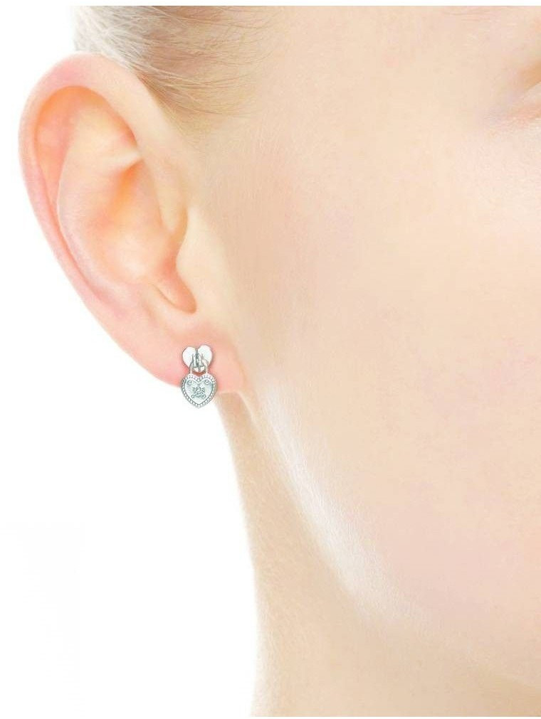 Pandora Heart shaped Padlock Earrings ab 39 00 Preisvergleich
