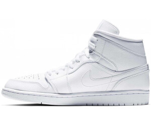 juicio Energizar Vuelo Nike Air Jordan 1 Mid white/white/white desde 129,99 € | Compara precios en  idealo