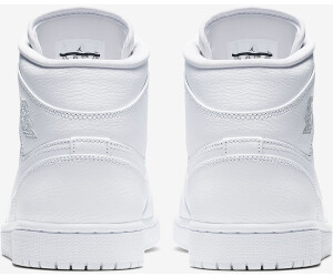 Nike Air Jordan 1 Mid white/white/white au meilleur prix ...