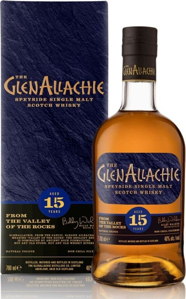 GlenAllachie 15 Years Speyside Single Malt Scotch Whisky 0,7l 46%