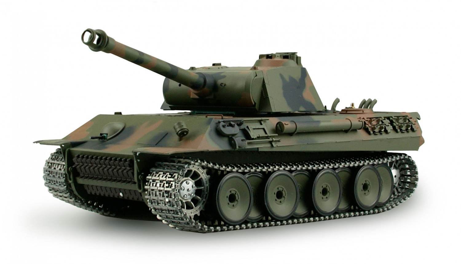 Amewi Panzer Panther fumée et son 1:16 MK MG QC 2,4 GHz (23043)