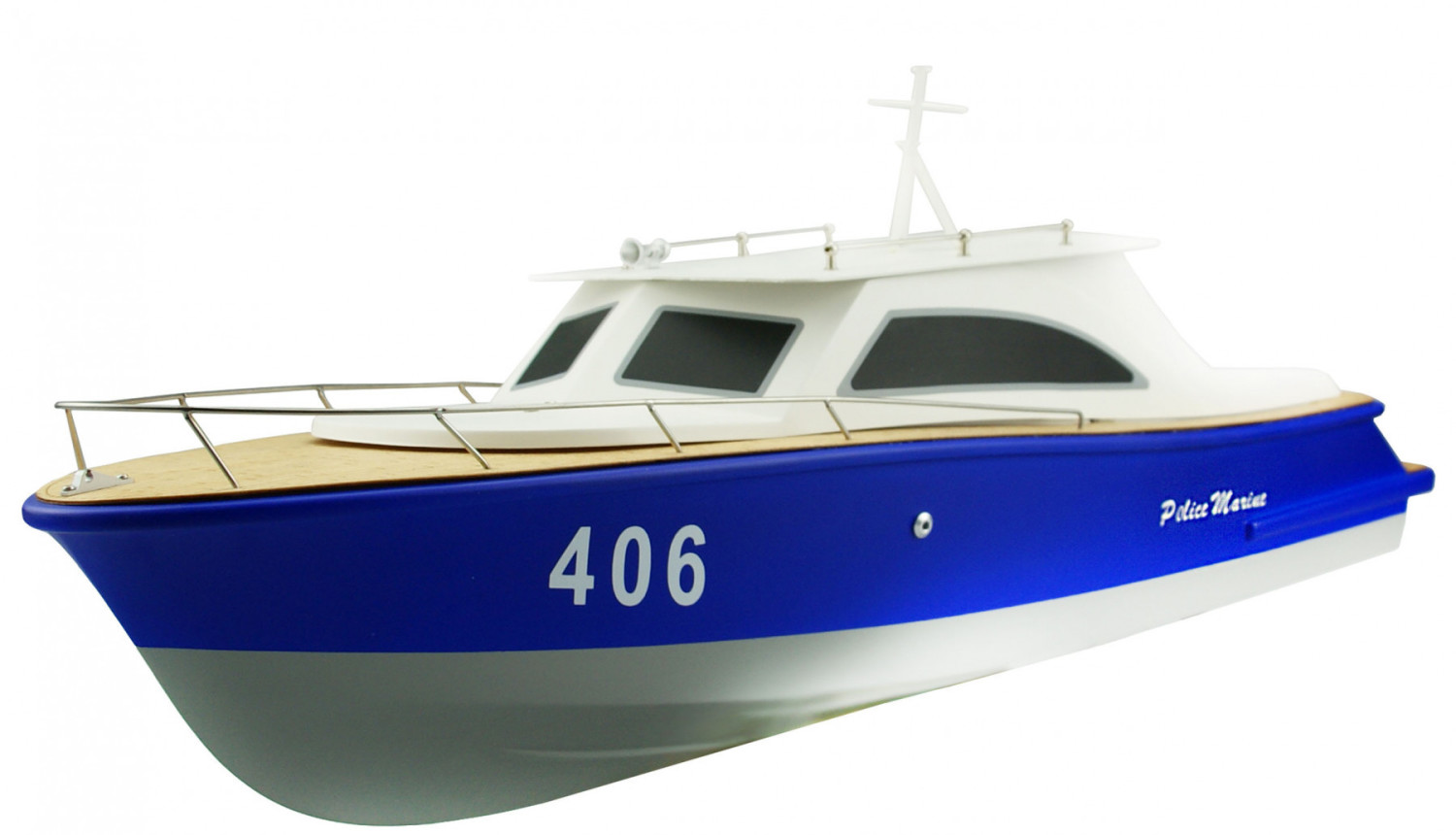 Amewi Bateau de patrouille Police/Marine 406 Brushless 750 mm RTR (26040)