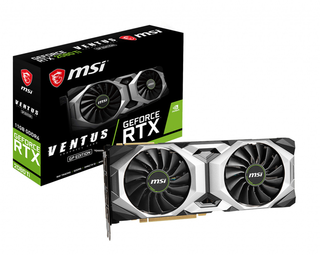 MSI GeForce RTX 2080 Ti VENTUS GP 11Go GDDR6