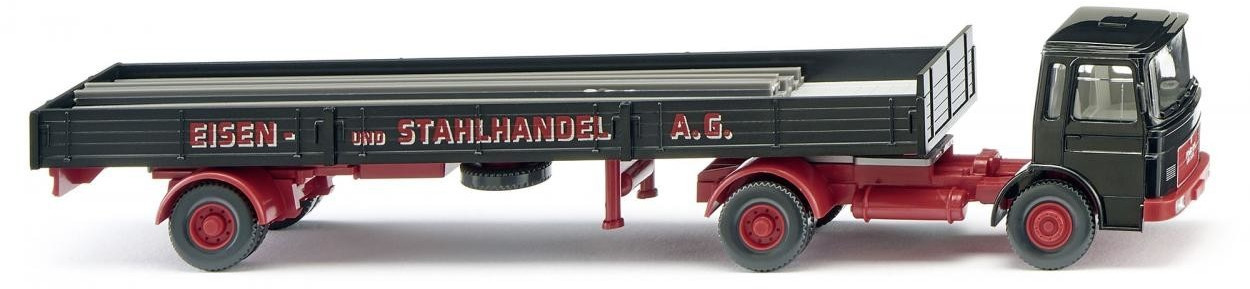 Wiking Camion à plateau MAN « Eisen- und Stahlhandel A.G. » 1:87 (048803)