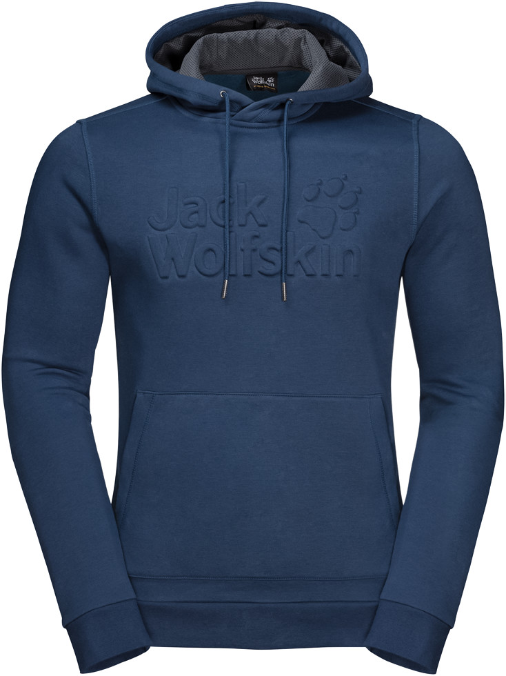 Jack Wolfskin Winter Logo Hoody M dark indigo