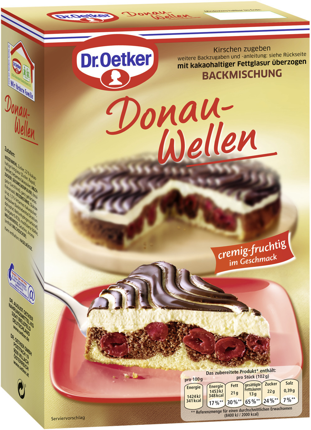 Dr. Oetker Backmischung Donauwelle 480g ab 3,79 € | Preisvergleich bei ...