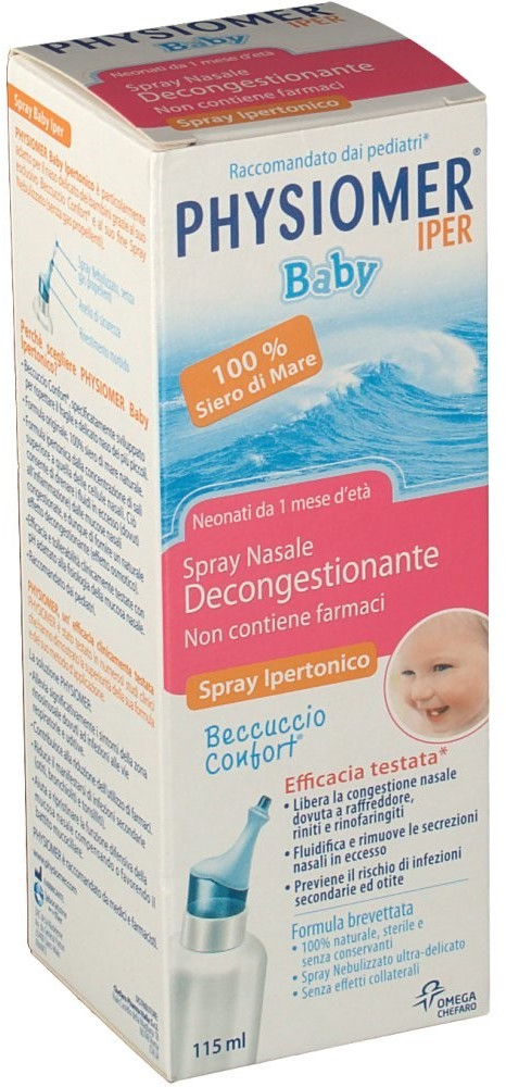Physiomer Baby spray nasal hypertonique 115 ml
