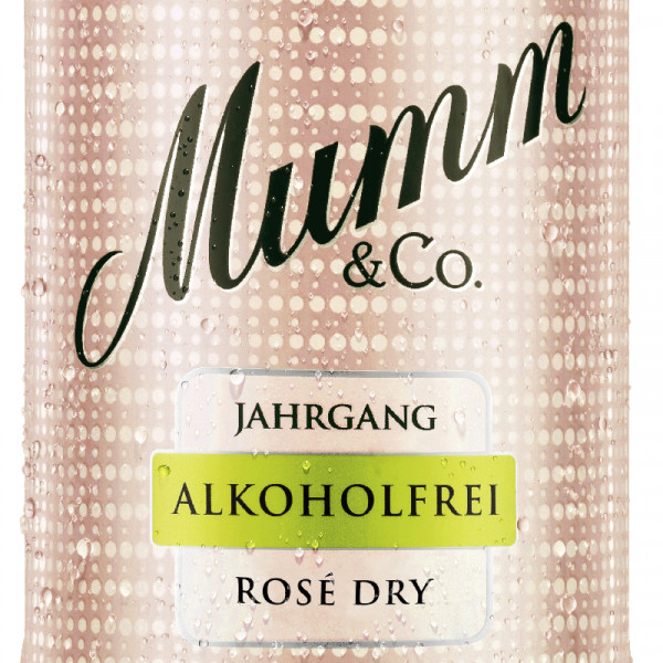 Mumm Jahrgangssekt Rosé Dry alkoholfrei 0,75l ab 8,24 € | Preisvergleich  bei