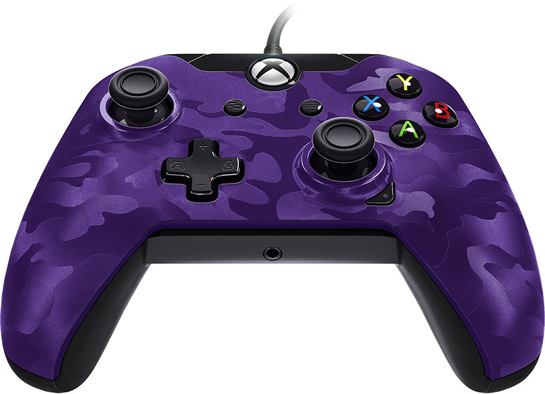 PDP Xbox One Deluxe Wired Controller Purple Camo