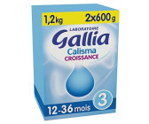 Gallia - 3 Boîtes de Lait en poudre Calisma Relais 2ème âge (3x830g) -  Gallia de 6 à 12 Mois