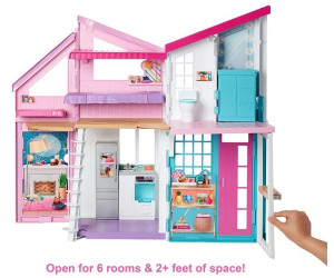 Puppenhaus Barbie FXG57 Spielzeug Puppenspiele Malibu Spielhaus Mädchen B-WARE 