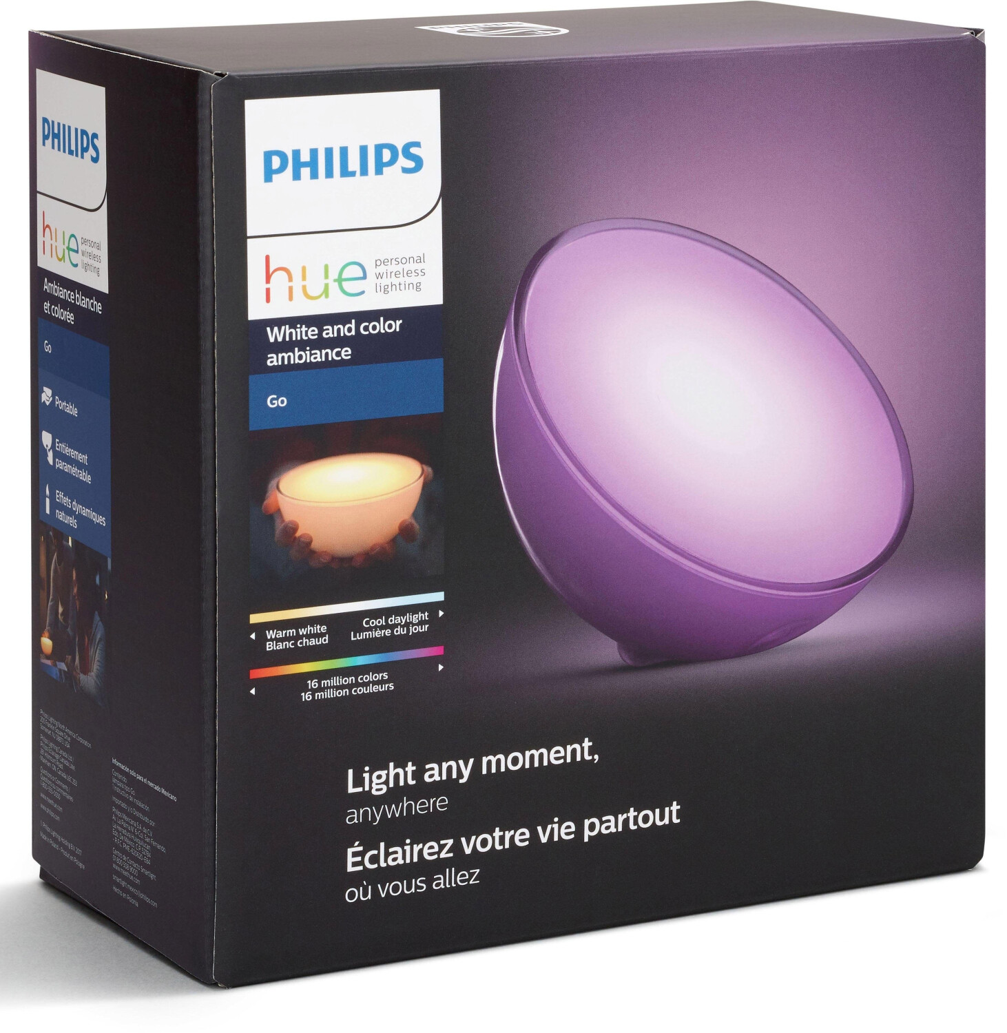 Philips Hue Go White & Color Ambiance Bluetooth - Lampe connectée -  Garantie 3 ans LDLC