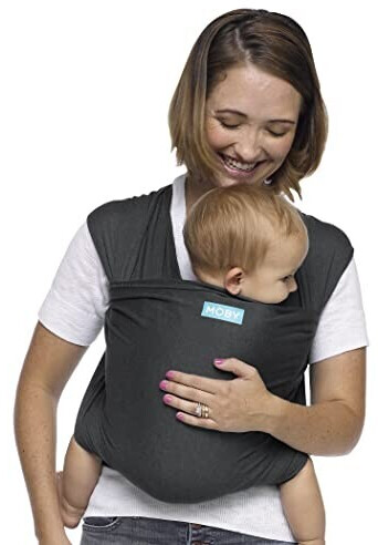 Moby Wrap Evolution Almond Charcoal Grey