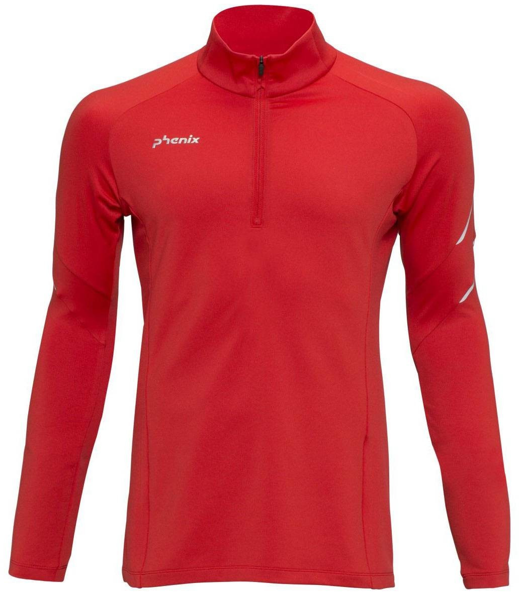 Phenix Yuzawa 1/2 Zip Tee red