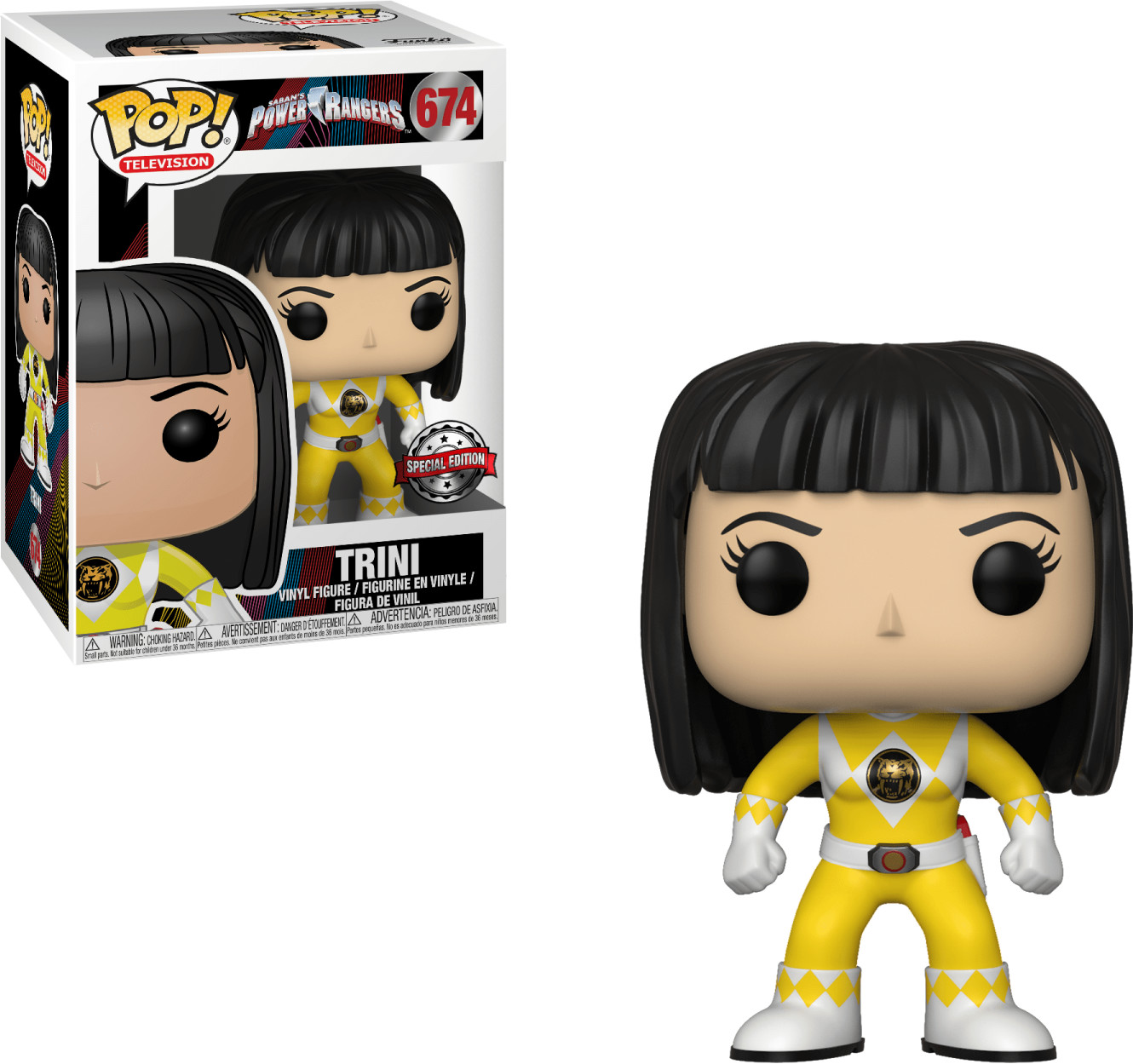 Funko Pop! TV: Power Rangers (25 Years) - Trini (Yellow Ranger)