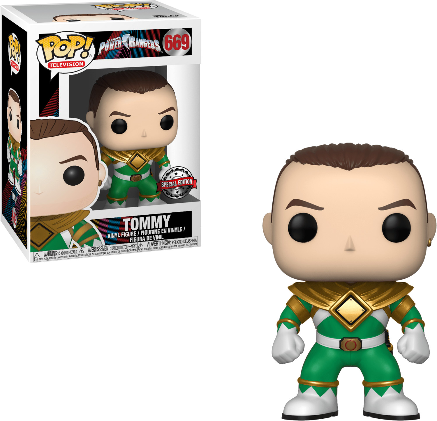 Funko Pop! TV: Power Rangers (25 Years) - Tommy (Green Ranger)