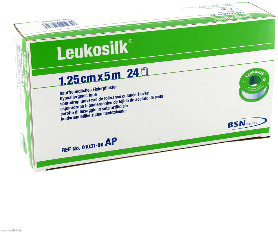 BSN Medical Leukosilk 1,25 cm x 5 m (24 Stk.) ab 4,64 €
