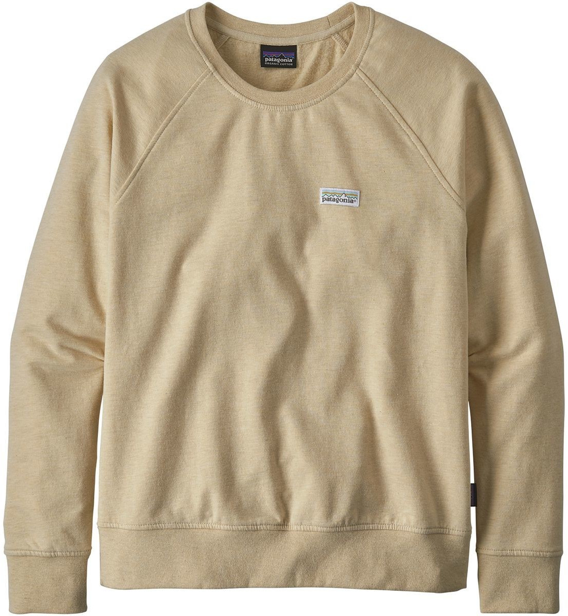 Patagonia Women's Pastel P-6 Label Ahnya Crew Sweatshirt oyster white