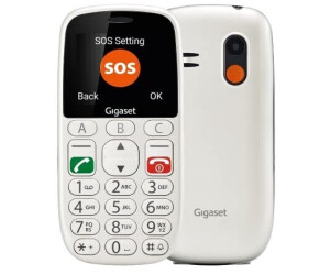Gigaset GL390 5,59 cm (2.2) 88 g Gris Teléfono para personas mayores