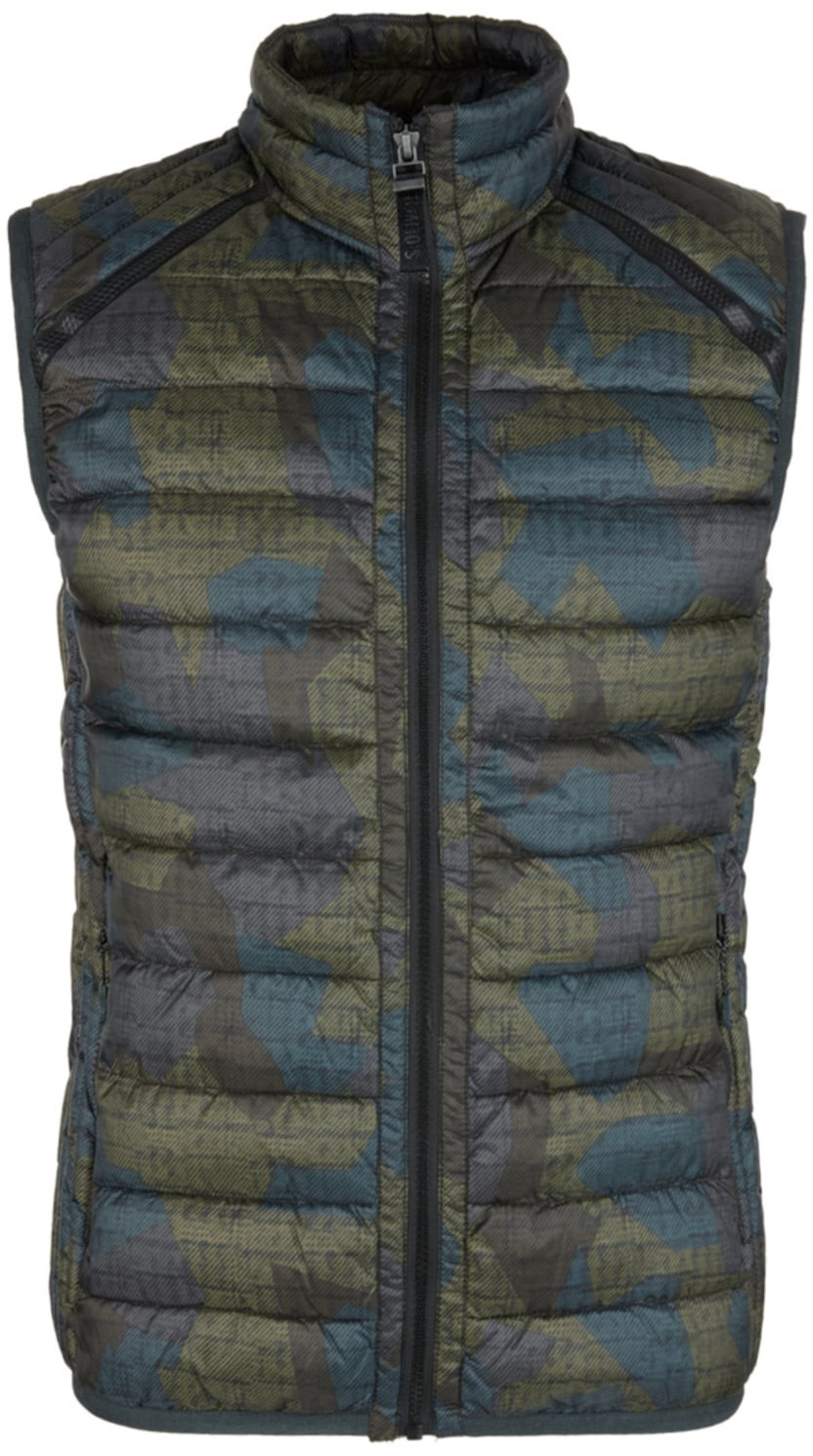 S.Oliver 3M Thinsulate Quilted Body Warmer green aop
