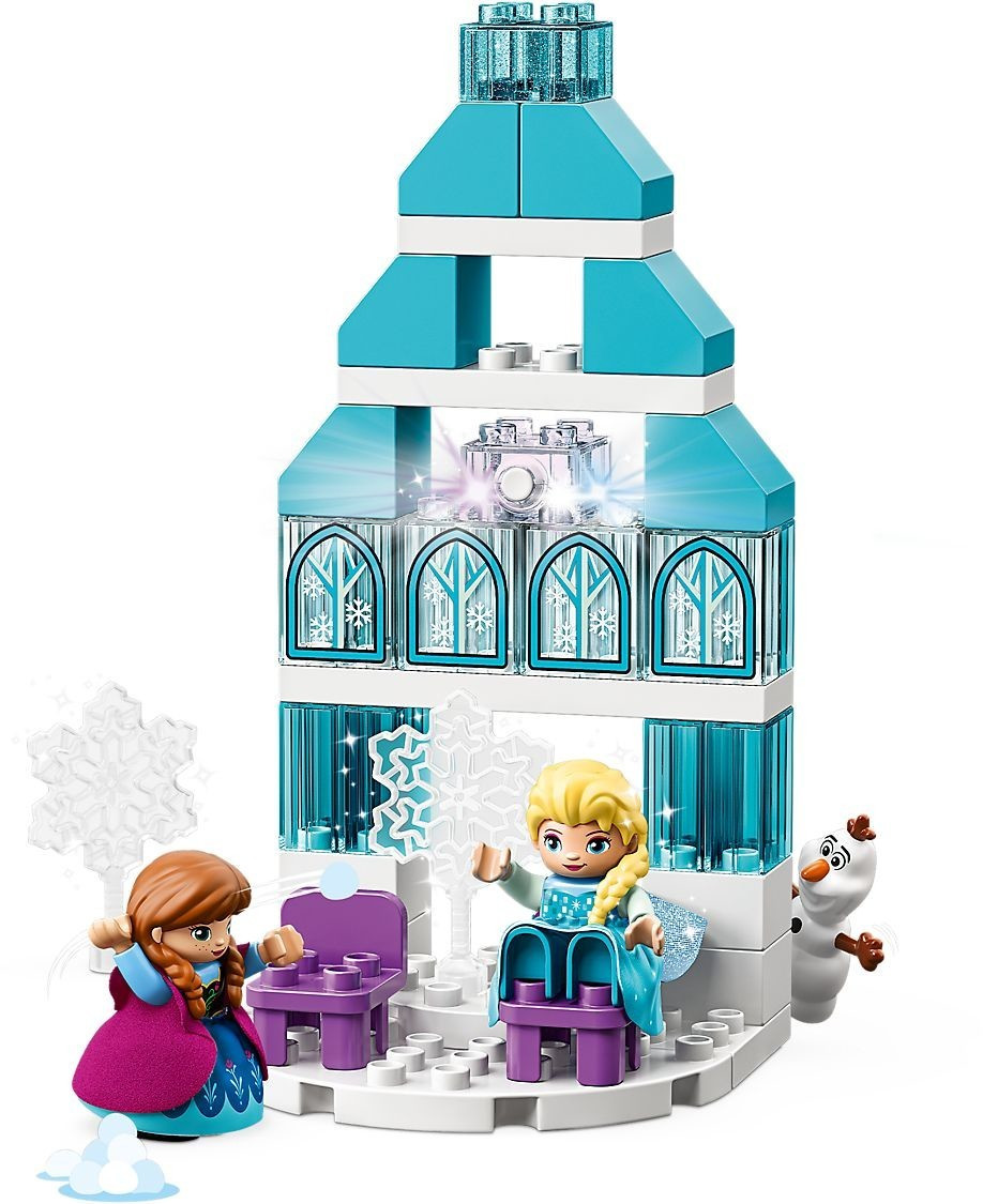 LEGO DUPLO Le château de la Reine des neiges 10899 LEGO : la boîte à Prix  Carrefour