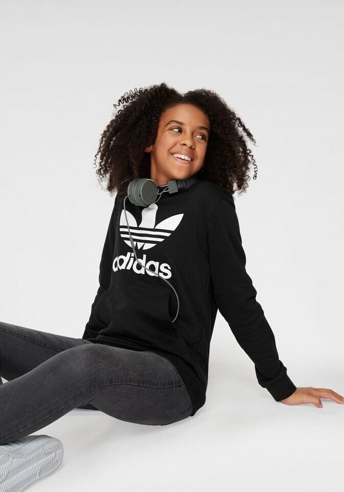 Adidas Kids Unisex Originals Trefoil Hoodie black/white (DV2870)