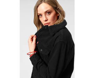 Levis forever black store original sherpa trucker jacket